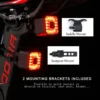 Giyo Smart Bicycle Brake Tail Light USB Charging - Baiskeli Centre