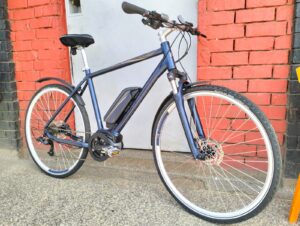 Carrera Crossfuse Mens Electric Hybrid Bike - Baiskeli Centre
